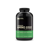 Optimum Nutrition Amino 2222 160 Tabs – Aminoácidos Completos de Suero de Leche para Músculo y Recuperación
