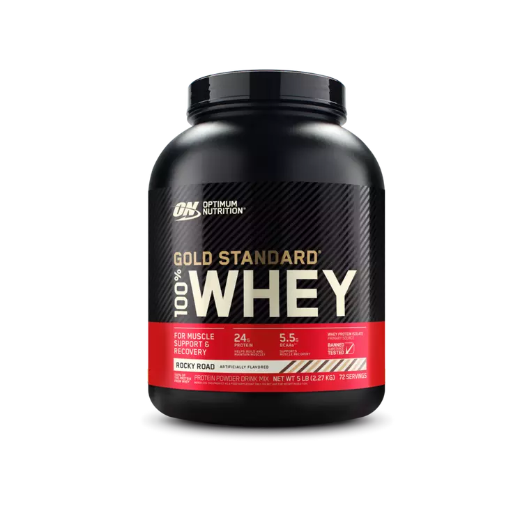 Gold Standard 100% Whey Protein 5 LB Optimum Nutrition | 24g Proteína, 73 Porciones