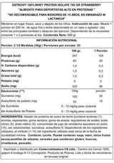 OstroVit 100% Whey Isolate 700 g Strawberry – Proteína Aislada de Suero para Definición y Músculo Magro
