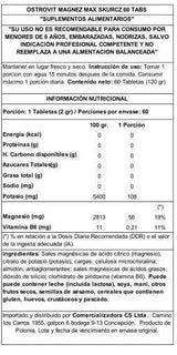 OstroVit Magnesio B6 Max Skurcz Extreme 60 Tabs – Fórmula Anticalambre de Alta Potencia para Deportistas