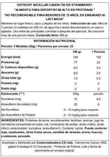OstroVit Caseína Micelar 700 g Strawberry – Proteína de Liberación Lenta para Recuperación Nocturna