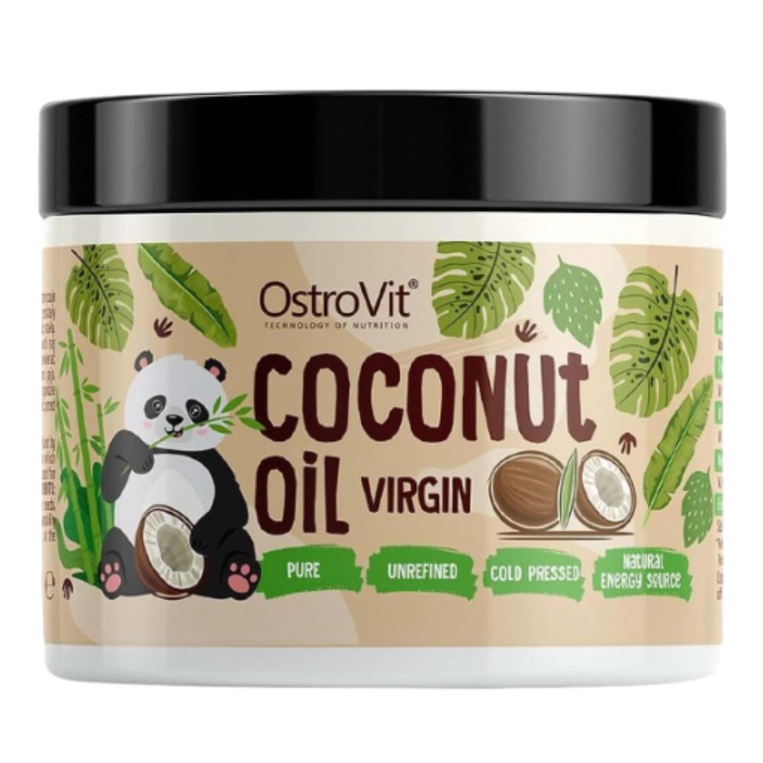 OstroVit Snack Aceite de Coco Virgen 400 g – Natural, Sin Refinar y Multiuso para Cocina y Cosmética