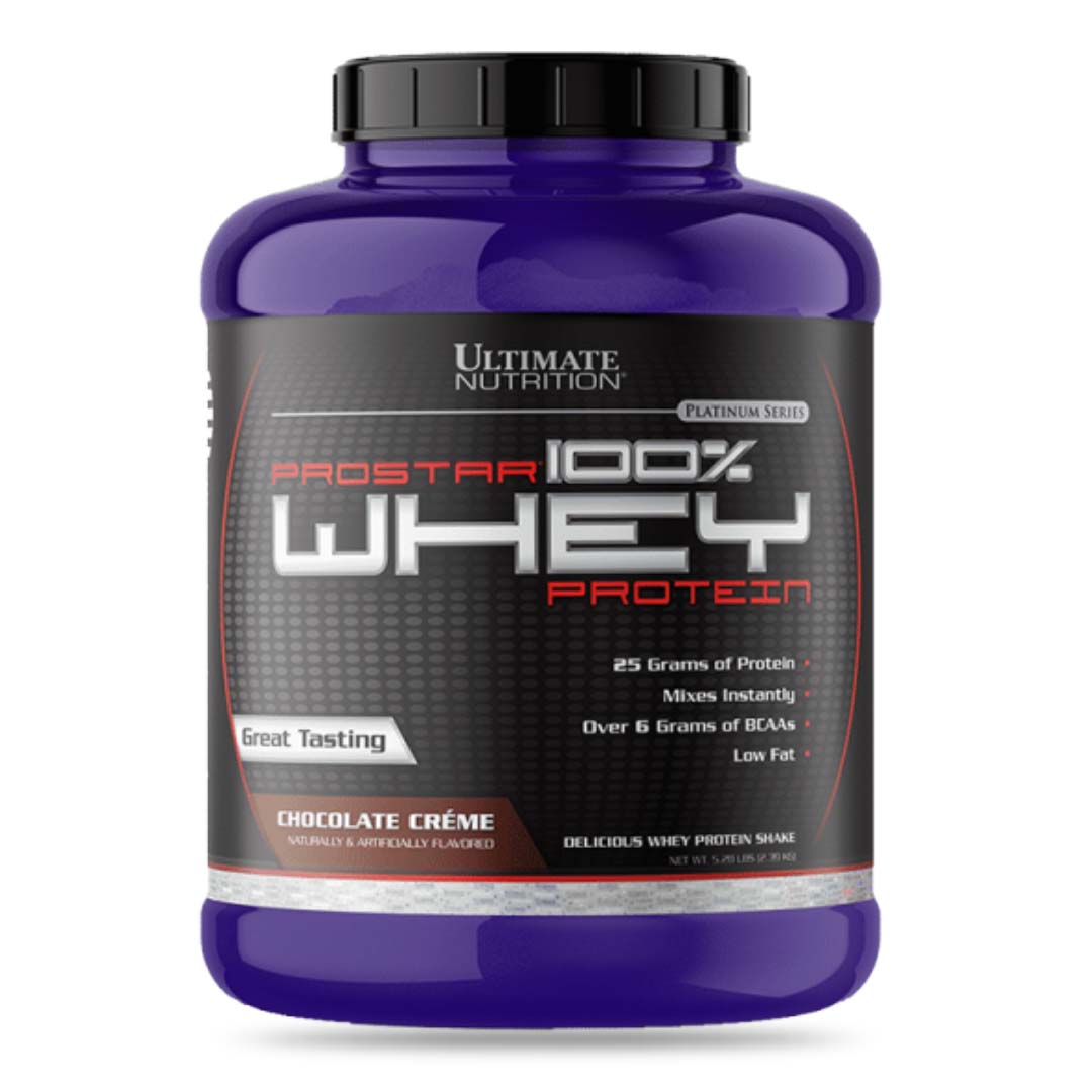 Ultimate Nutrition Prostar 100% Whey 5.28 Lb | 25g Prot, 6g BCAA, 80 Porciones