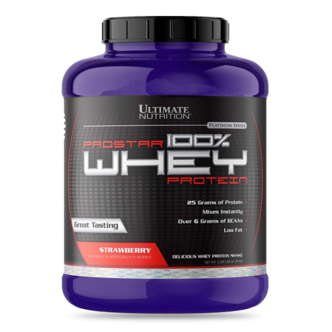 Ultimate Nutrition Prostar 100% Whey 5.28 Lb | 25g Prot, 6g BCAA, 80 Porciones