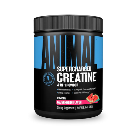 Animal Creatina Super Charger 282 g Watermelon – Universal Nutrition, Creatina Premium para Atletas