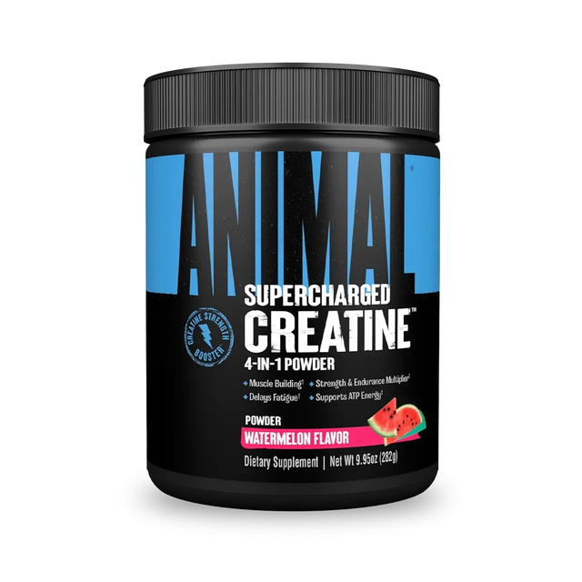 Animal Creatina Super Charger 282 g Watermelon – Universal Nutrition, Creatina Premium para Atletas