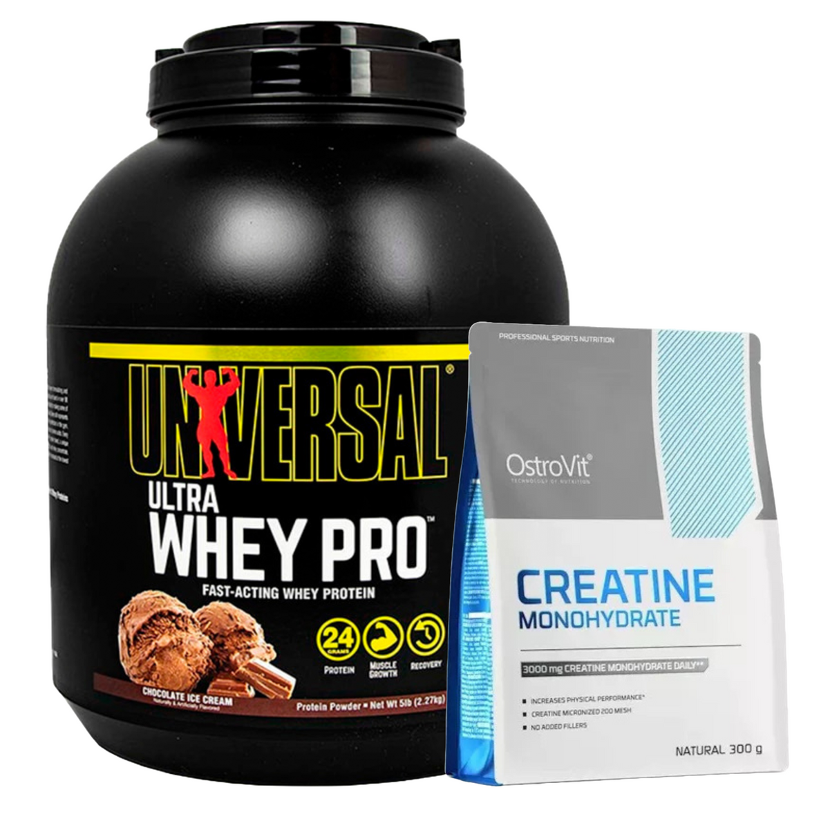 Pack Proteína Ultra Whey Pro + Creatina Ostrovit 60 porciones