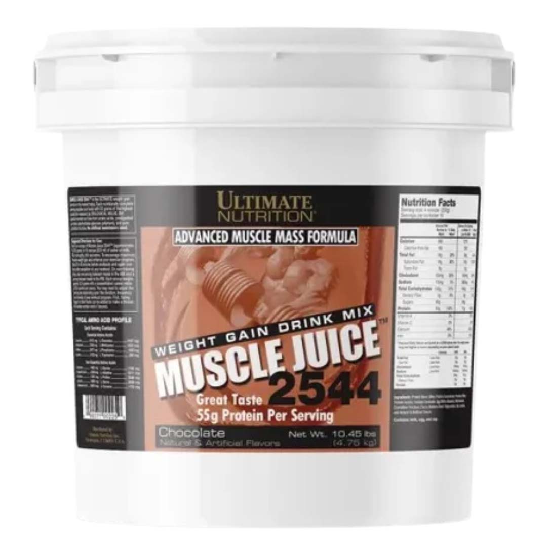 Ultimate Nutrition Muscle Juice 2455 Gainer 10.45 lb Chocolate – Suplemento para Aumento de Masa y Peso