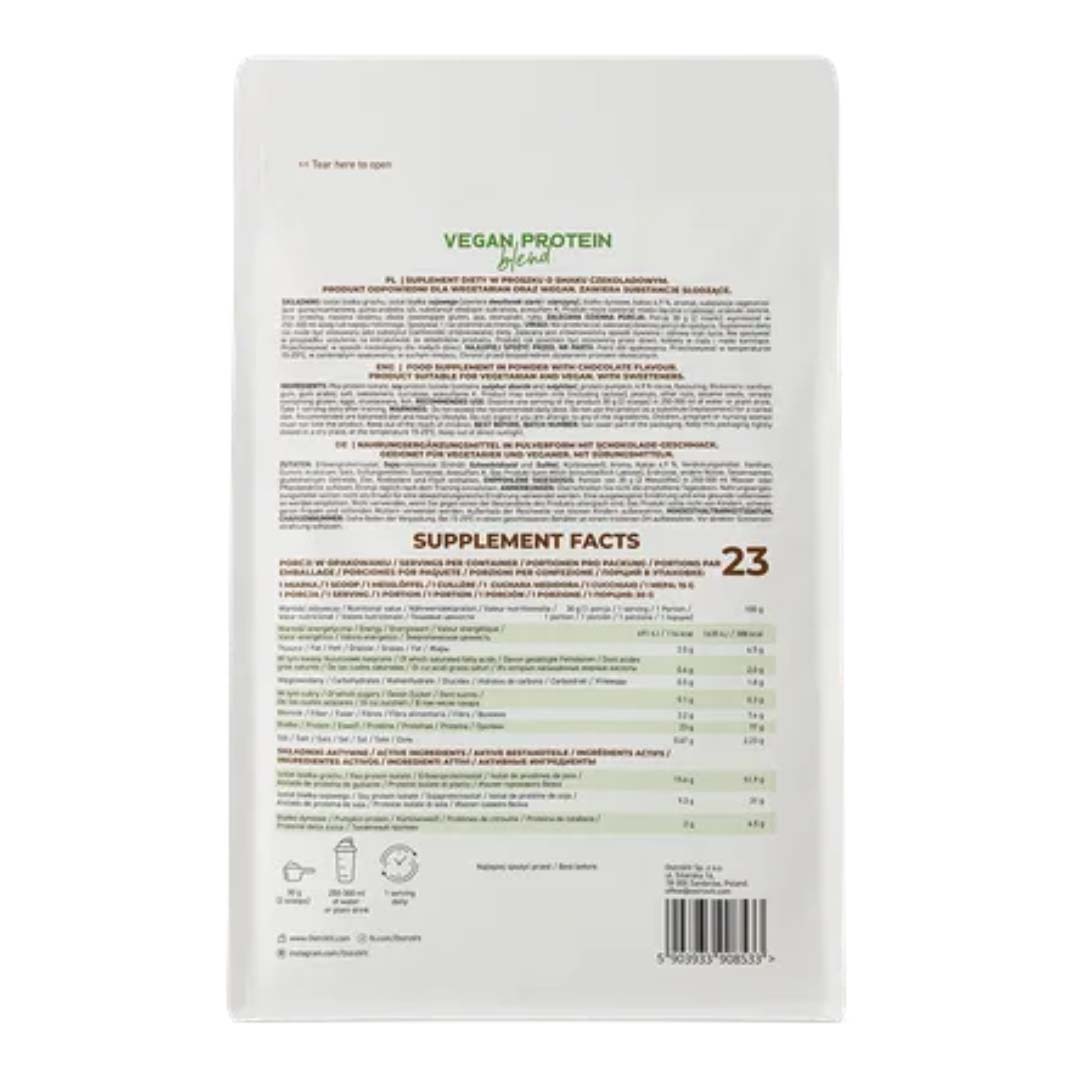 Vegan Protein Blend 700 g OstroVit | 23 g de proteína, 23 porciones