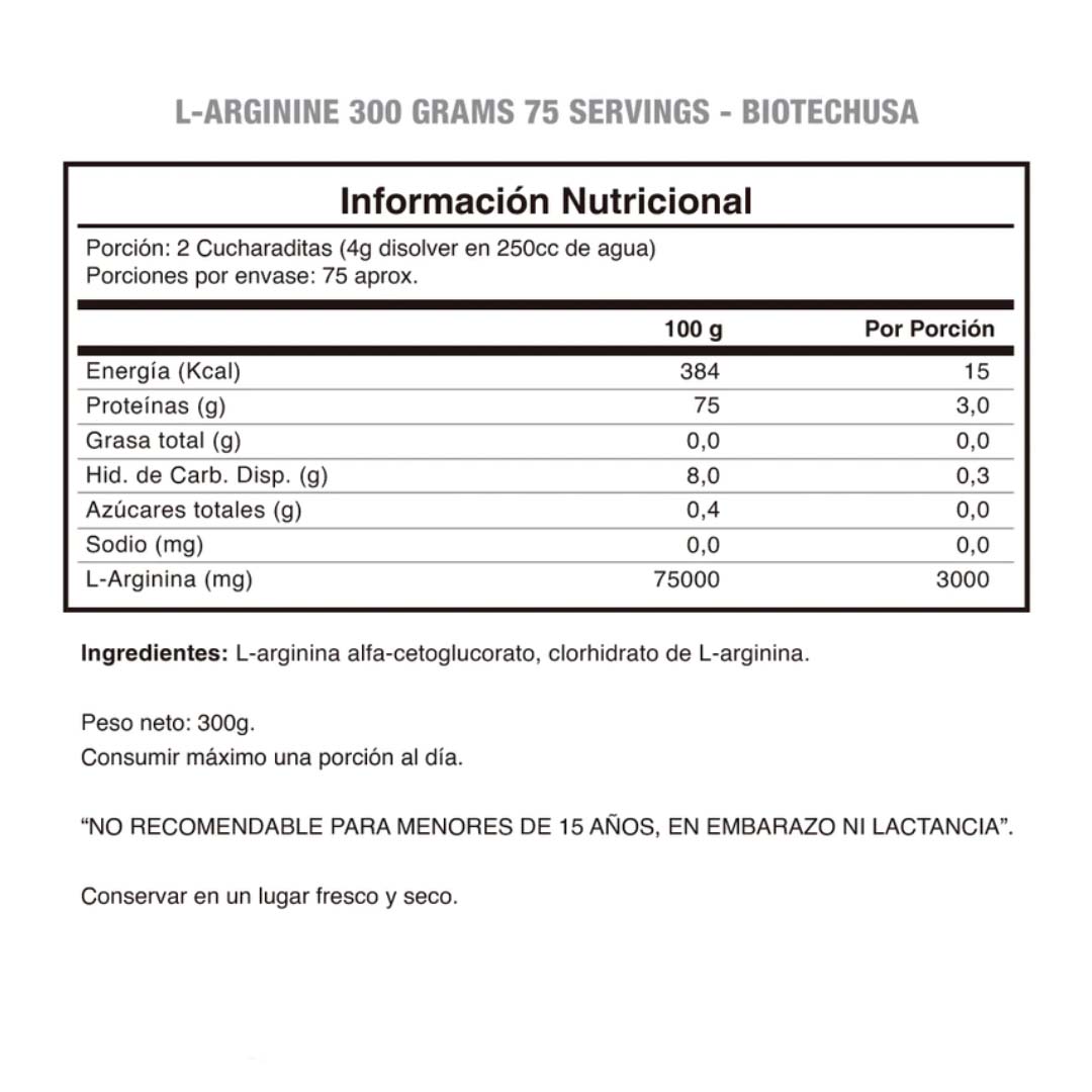 L-Arginina - BioTech