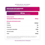 Ashwagandha Happy Labs — información del suplemento por porción, datos verificados del envase