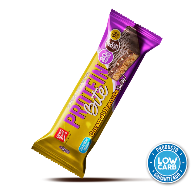 Barra Protein Bite Caramel Peanuts Salty, 20g proteína