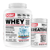Pack Basic Nutrition: Whey 5lbs + Creatina | Stack de Aumento Muscular