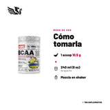 BCAA Basic Supplements — cómo tomarla, modo de uso: Mezcla 1 scoop (10,5 g) en 240 ml (8 oz) de agua fría, 1 vez al día. Agita y bebe. 100% original, envío a todo Chile.
