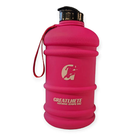 botellón rosado de la marca greatlhete