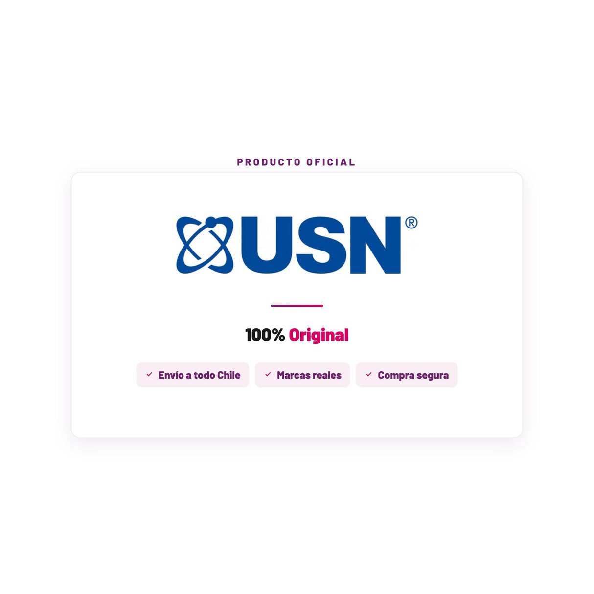 Botellón de Agua USN — producto oficial de USN, 100% original, envío a todo Chile