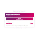 Cafeína 200 OstroVit — información del suplemento por porción, datos verificados del envase