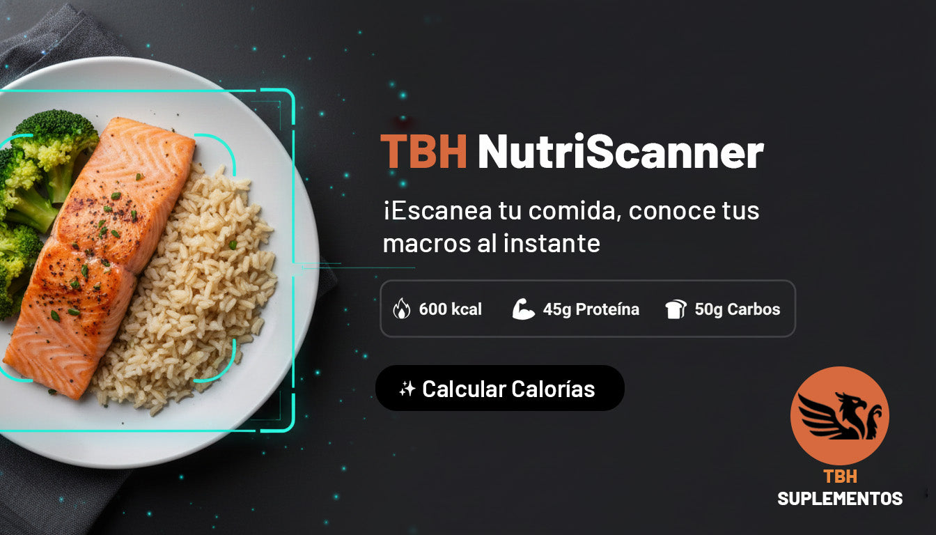 calculadora de calorias por medio de fotografia, TBH Suplementos