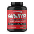 Proteína de carne Carnitech Kiffer Labs sabor Chocolate - 30 g de proteína y 3 g de creatina por porción, sin lactosa - vista frontal del envase