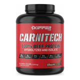 Proteína de carne Carnitech Kiffer Labs sabor Chocolate - 30 g de proteína y 3 g de creatina por porción, sin lactosa - vista frontal del envase