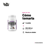 Finaflex Clear Protein — cómo tomarla, modo de uso: 1 medida en 250-300 ml de agua o leche, 1 a 2 veces al día. 100% original, envío a todo Chile.