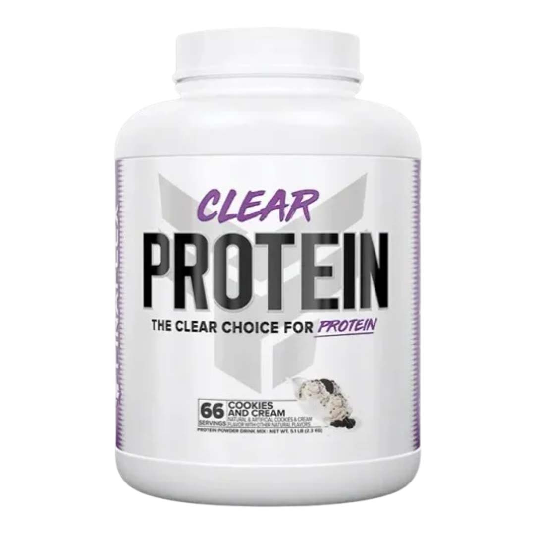 Clear Whey Protein 100% Concentrada 5 LB – 25g de Proteína por Porción, Baja en Carbohidratos y Sin Azúcar Añadida