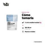 Creatina Monohidratada Ostrovit — cómo tomarla, modo de uso: ¾ de la medida incluida (3 g) en 100-150 ml de agua o jugo, 1 vez al día. Mantén una buena hidratación. 100% original, envío a todo Chile.