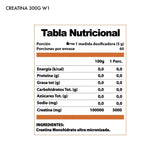 Creatina Monohidrato Winkler Nutrition 300g – Aumenta fuerza, volumen y recuperación muscular
