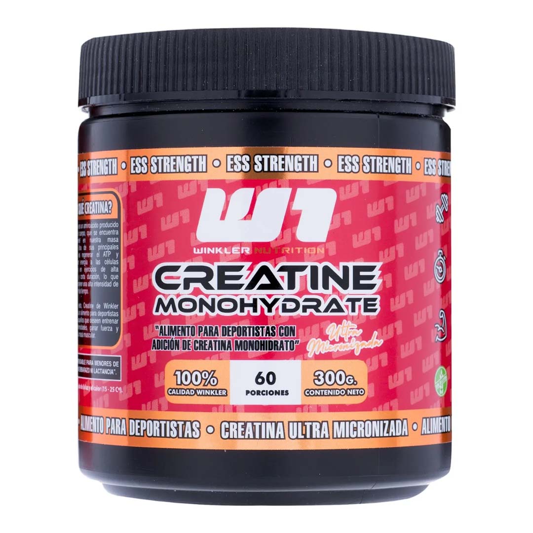 Creatina Monohidrato Winkler Nutrition 300g – Aumenta fuerza, volumen y recuperación muscular