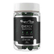 Energy Gummies de Perfect Bear — gomitas energéticas con cafeína, L-carnitina, ginseng y vitaminas, sabor manzana verde — frasco de 60 gomitas