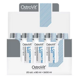 OstroVit L-Carnitina Shot 80 ml Grapefruit Lemon Lime – Quema de Grasa y Energía, Listo para Tomar
