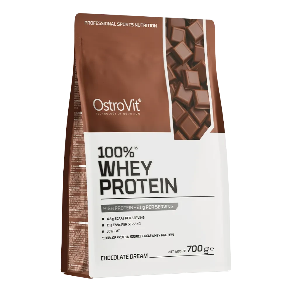 OstroVit 100% Whey Protein 700 g Chocolate Dream – Proteína de Suero Certificada de Calidad Europea