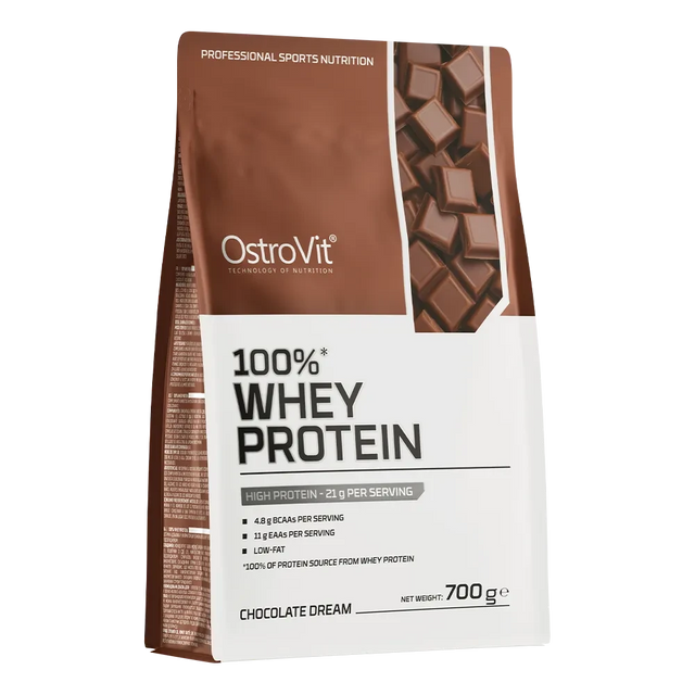 OstroVit 100% Whey Protein 700 g Chocolate Dream – Proteína de Suero Certificada de Calidad Europea