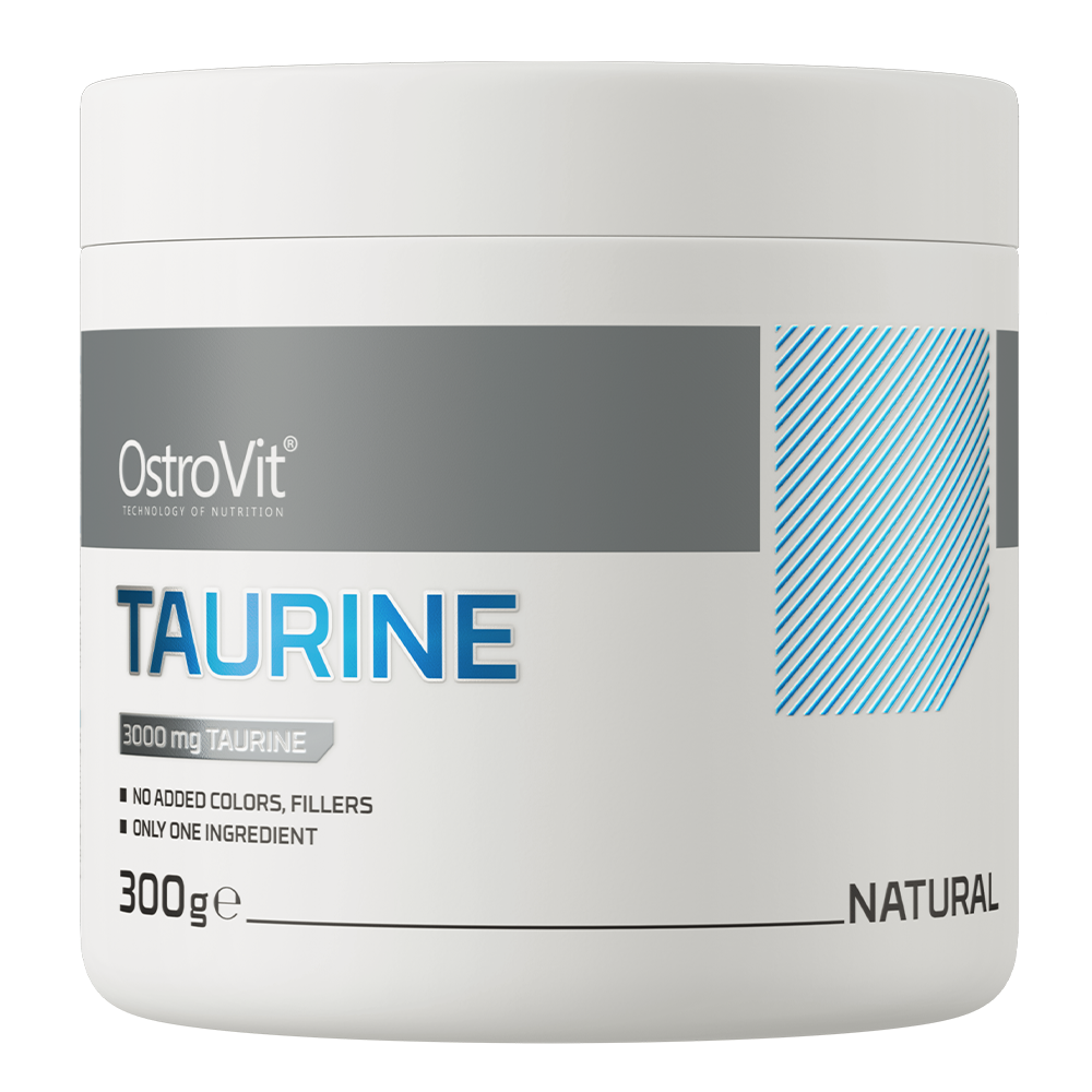 OstroVit Taurina 300 g Sin Sabor – Aminoácido en Polvo para Energía, Hidratación y Rendimiento