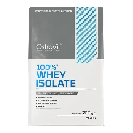 OstroVit 100% Whey Isolate 700 g Vanilla – Proteína Aislada de Suero para Definición y Músculo Magro