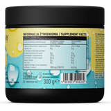 OstroVit Aqua Kick Vitamina C 300 g Lemon Lime – 1000 mg por Porción, Polvo Soluble, 30 Servicios