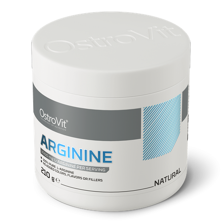 OstroVit L-Arginina 210 g Sin Sabor – Precursor de Óxido Nítrico para Pump y Rendimiento