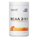 OstroVit BCAA 2:1:1 400 g Naranja – Aminoácidos de Cadena Ramificada para Recuperación y Anti-Catabolismo