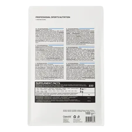 OstroVit Creatina Monohidratada 1 kg Sin Sabor – Formato Ahorro, +200 Porciones de 5 g
