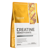 OstroVit Creatina Monohidratada 1 kg Mango – Formato Ahorro con +200 Servicios de 5 g