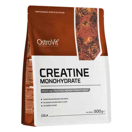 OstroVit Creatina Monohidratada 500 g Cola – Calidad Europea para Fuerza y Rendimiento