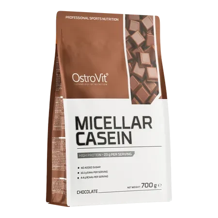 OstroVit Caseína Micelar 700 g Chocolate – Proteína de Liberación Lenta para Recuperación Nocturna