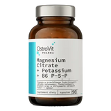 OstroVit Pharma Citrato Magnesio + Potasio + B6 P-5-P 90 Caps – Electrolitos para Rendimiento y Recuperación Muscular