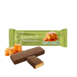 Gam's Barra Proteína Vegana 40 g – Sabor Caramelo Salado, Plant-Based Sin Gluten