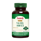 Sunvit Vitamina D3 800 UI 120 Tabs – Salud Ósea, Sistema Inmune y Bienestar, Suplemento Importado