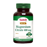 Sunvit Magnesio Citrato 400 mg 60 Tabs – Alta Absorción para Músculos, Nervios y Sueño Reparador