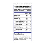 informacion nutricional 100 % whey pro win (4.4 lb) Sabor chocolate - capuchino - coockies and cream