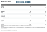 proteina de la marca dymatize sabor coockies and cream 