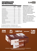 Barra de proteína Slimbar chocolate ( 12 unidades)