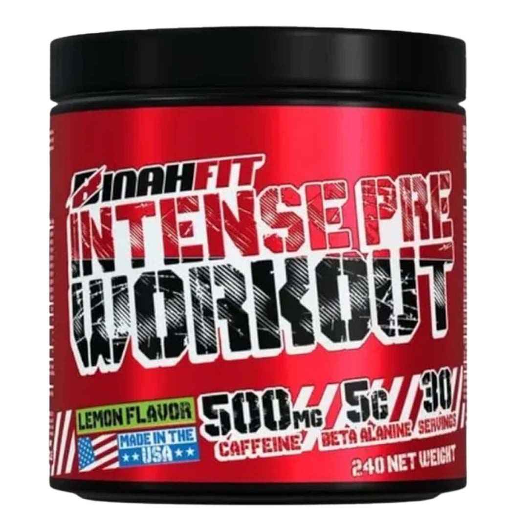 Binahfit Intense Sabor Fruit Punch (si aplica) | Pre Entreno Potente para Energía, Resistencia y Enfoque | 240g | TBH Suplementos